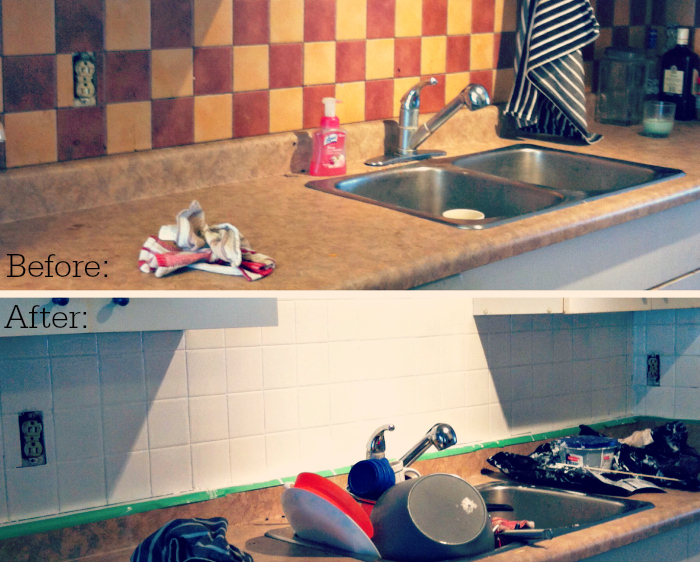 How To Update Your Kitchen Backsplash in One Day